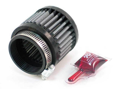 K&N Universal Round Clamp-On Air Filter 2-1/16in Flange 3in OD - RU-1880