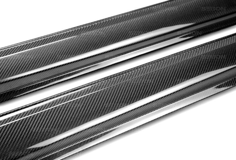 Seibon 15+ Subaru WRX/STI OEM Style Carbon Fiber Side Skirts - SS15SBIMP-OE