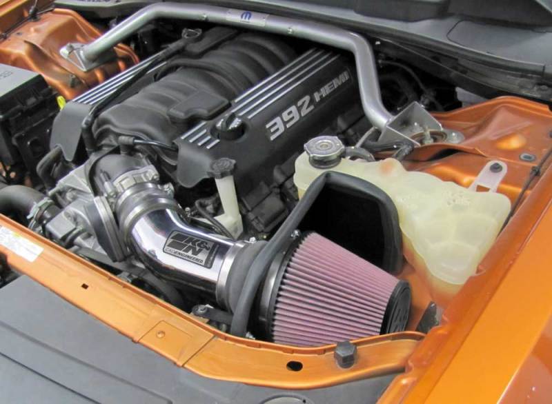 K&N Performance Intake Kit TYPHOON; 11 Dodge Challenger 6.4L V8 - 69-2545TP