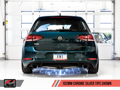 AWE Tuning Volkswagen GTI MK7.5 2.0T Touring Edition Exhaust w/Chrome - 3015-32096-C-Dub Tech