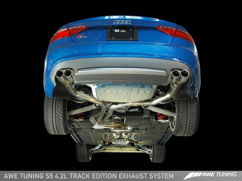 AWE Tuning Audi B8 S5 4.2L Track Edition Exhaust System - 3020-42014-C-Dub Tech