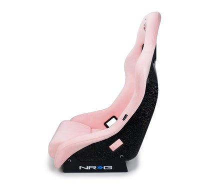 NRG FRP Bucket Seat Prisma Edition w/ Pearlized Back and - FRP-303PK-PRISMA