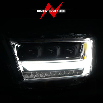 ANZO 19-20 Dodge Ram 1500 Tradesman LED Projector Headlights Plank - 111495-L