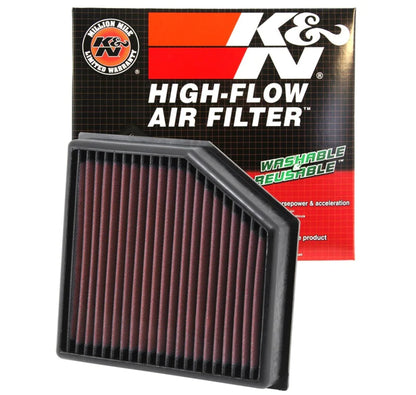 K&N Replacement Air Filter for 13 Dodge Dart 1.4L/2.0L L4 - 33-2491