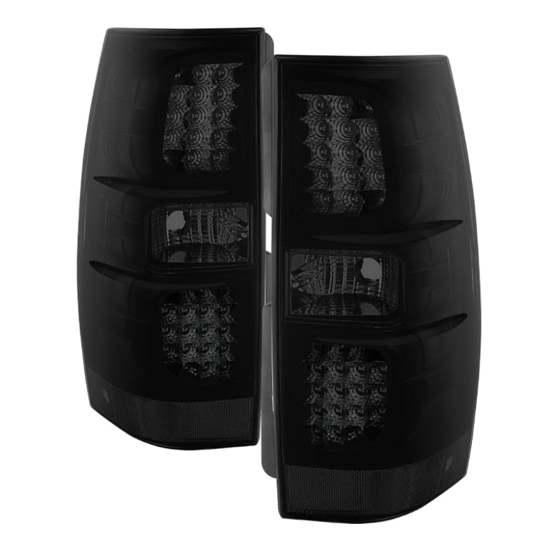 Xtune Mc Yukon/Yukon Denali 07-14 LED Tail Lights Black Smoked - 9033926