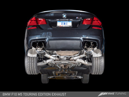 AWE Tuning BMW F10 M5 Touring Edition Axle-Back Exhaust Chrome - 3015-42062-C-Dub Tech