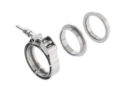 Borla Universal 2.25in Stainless Steel 3pc V-Band Clamp w/ Male - 18007