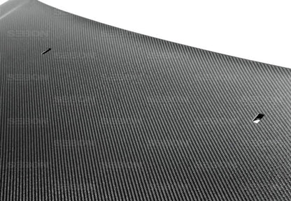 Seibon 12-13 Ford Focus OEM-Style Carbon Fiber Hood - HD1213FDFO-OE
