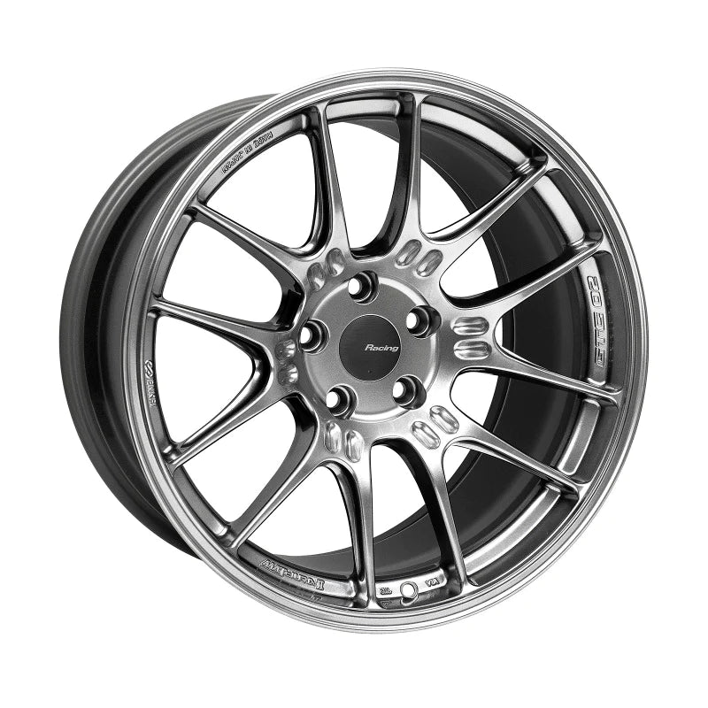 Enkei GTC02 18x10 5x112 32mm Offset 66.5mm Bore Hyper Silver - 534-810-4432HB