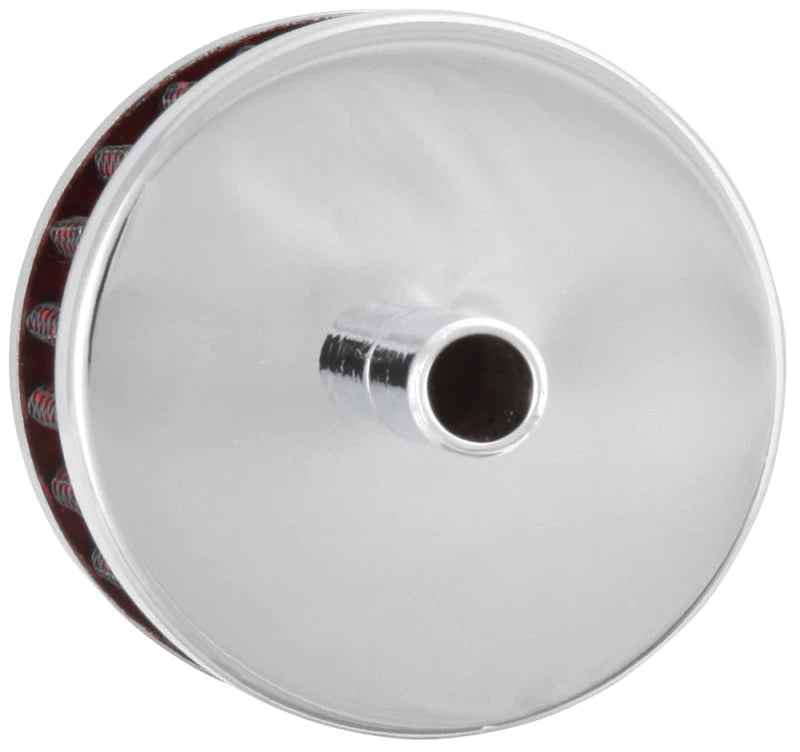 K&N Steel Base Crankcase Vent Filter 3/8in OD Tube  2in - 62-1090