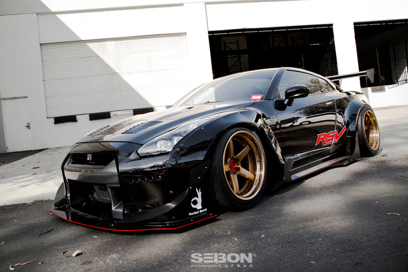 Seibon 09-12 Nissan GTR R35 GT-Style Carbon Fiber Hood - HD0910NSGTR-GT