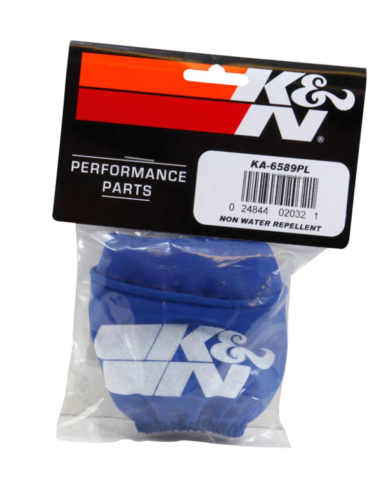 K&N Precharger Air Filter Wrap - Blue Oval Tapered - KA-6589PL