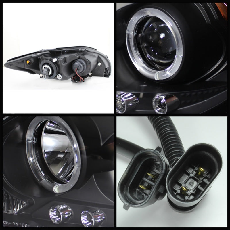 Spyder Scion TC 08-10 Projector Headlights LED Halo -Replaceable LEDs - 5073303