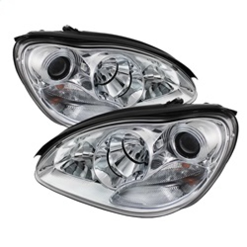 Spyder Mercedes Benz S-Class 03-06 Projector Headlights Xenon/HID Model- Chrm - 5070036