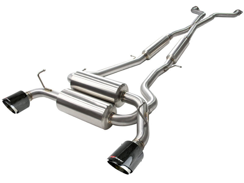 aFe Takeda 2-1/2in 304SS Cat-Back Exhaust Infiniti G37 08-13/Q60 14-15 - 49-36103-C