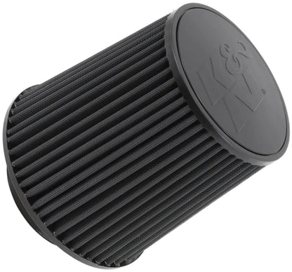 K&N Universal Rubber Filter-Round Tapered 4.5in Flange ID x 8in - RU-5283HBK