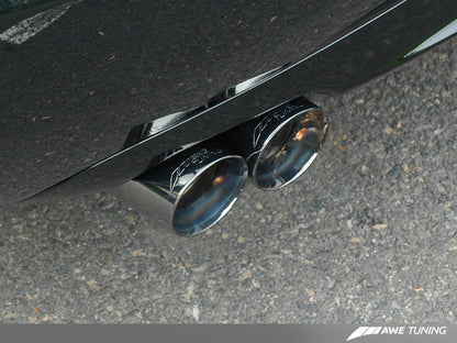 AWE Tuning Audi B7 A4 3.2L Track Edition Quad Tip - 3040-43010-C-Dub Tech
