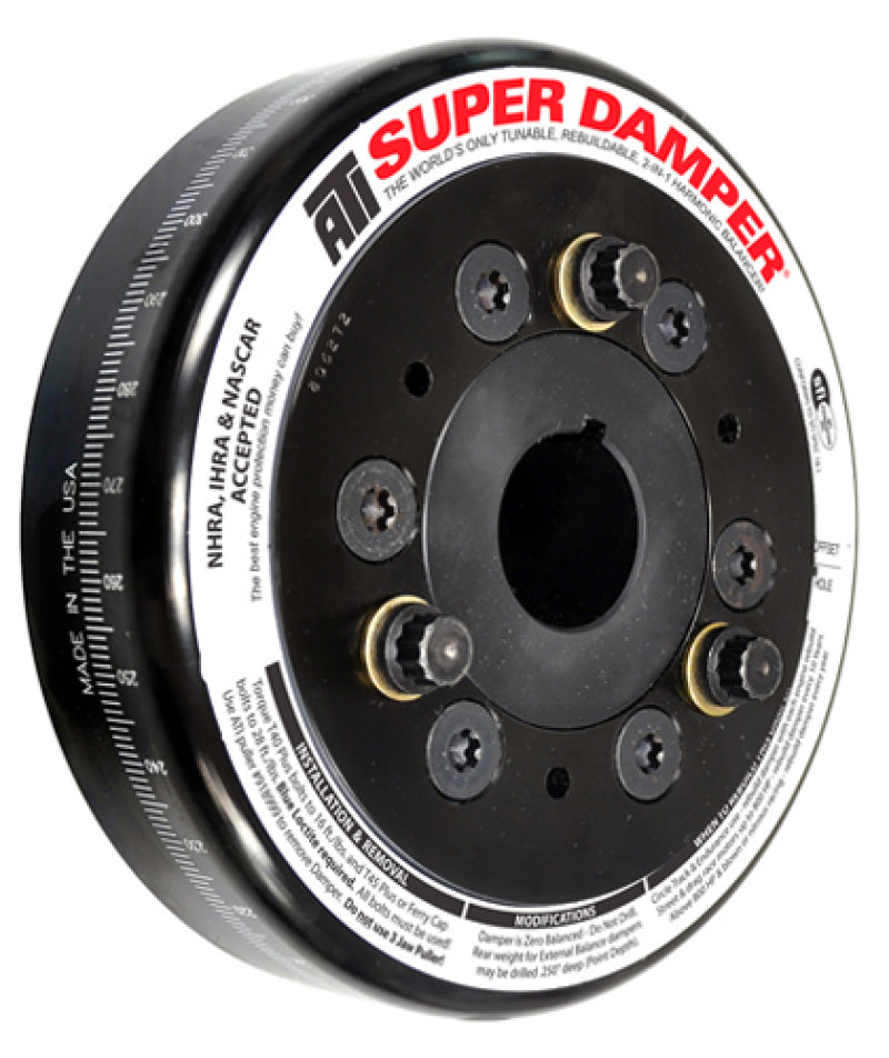 ATI Damper - 6.325in - Steel - Chevy SB / - ATI917781-C-Dub Tech