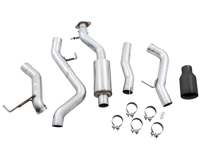 AWE Tuning 2021+ Ford Bronco 0FG Single Rear Exit Exhaust - 3015-23789-C-Dub Tech