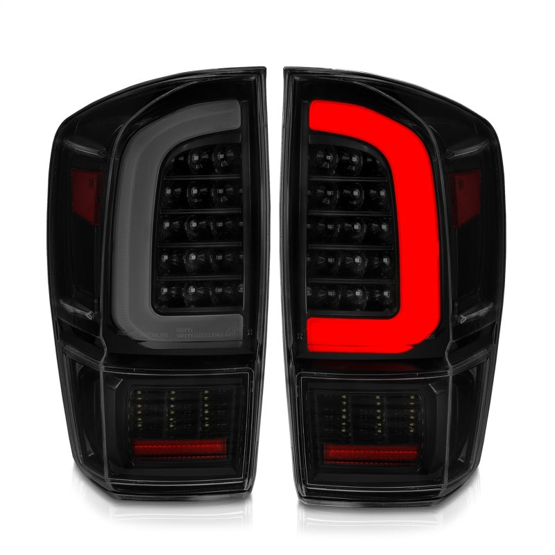 ANZO 16-21 Toyota Tacoma LED Tail Lights - w/ Light - 311401-C-Dub Tech