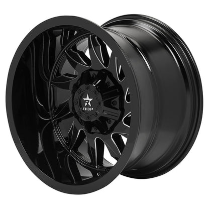 RBP 74R SILENCER GLOSS BLK MACHINED GROOVES