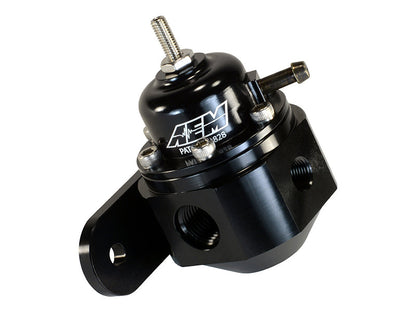 AEM Universal Black Adjustable Fuel Pressure Regulator - 25-302BK