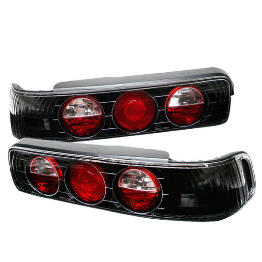 Spyder Acura Integra 90-93 2Dr Euro Style Tail Lights Black - 5000156