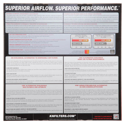 K&N Replacement Drop In Air Filter - 14in OD / - E-3750