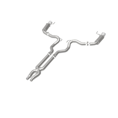 MagnaFlow Cat Back, SS, 3in, Competition, Dual Split Polished 4.5in - 19101