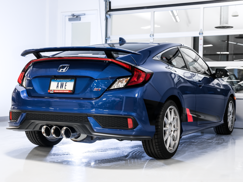 AWE Tuning 2016+ Honda Civic Si Touring Edition Exhaust w/Front - 3015-52012-C-Dub Tech