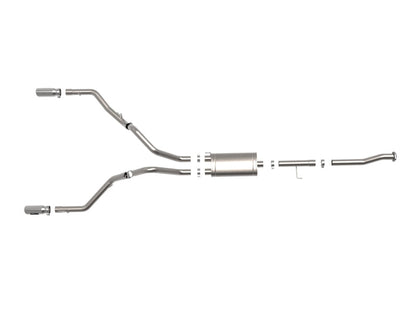 aFe Vulcan Series 3in 304SS Cat-Back w/ Polished Tips 15-20 - 49-33130-P-C-Dub Tech