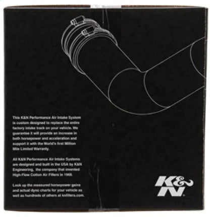 K&N Performance Intake Kit TYPHOON; 11 Dodge Challenger 6.4L V8 - 69-2545TP