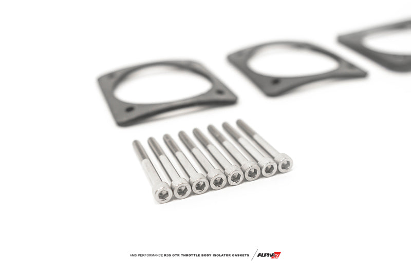AMS Performance 2009+ Nissan GT-R Throttle Body Isolators - ALP.07.08.0006-5-C-Dub Tech