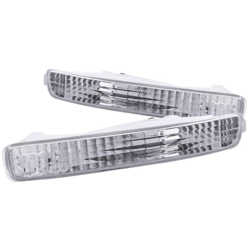 ANZO 1996-1997 Honda Accord Euro Parking Lights Chrome - 511009-C-Dub Tech