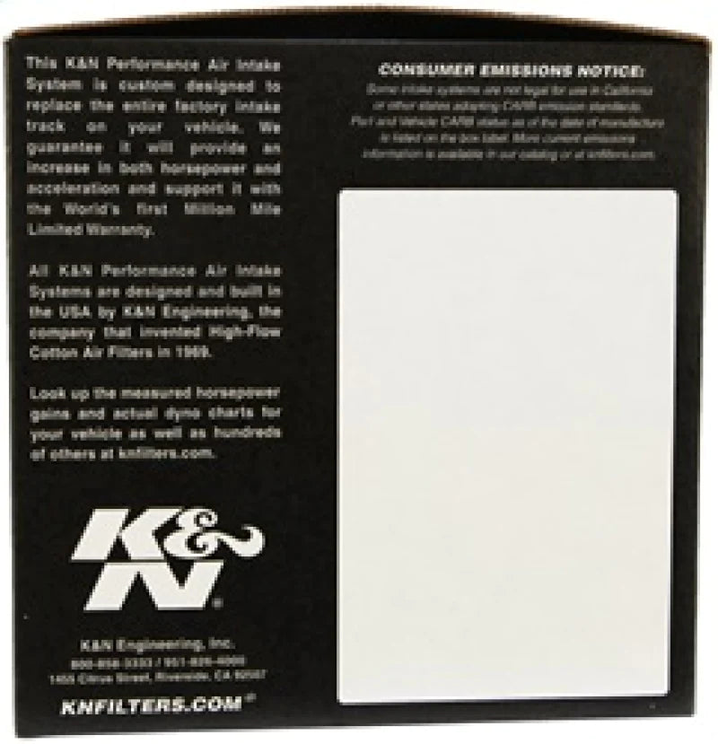K&N 88-91 Honda Civic Performance Intake Kit - 57-3503