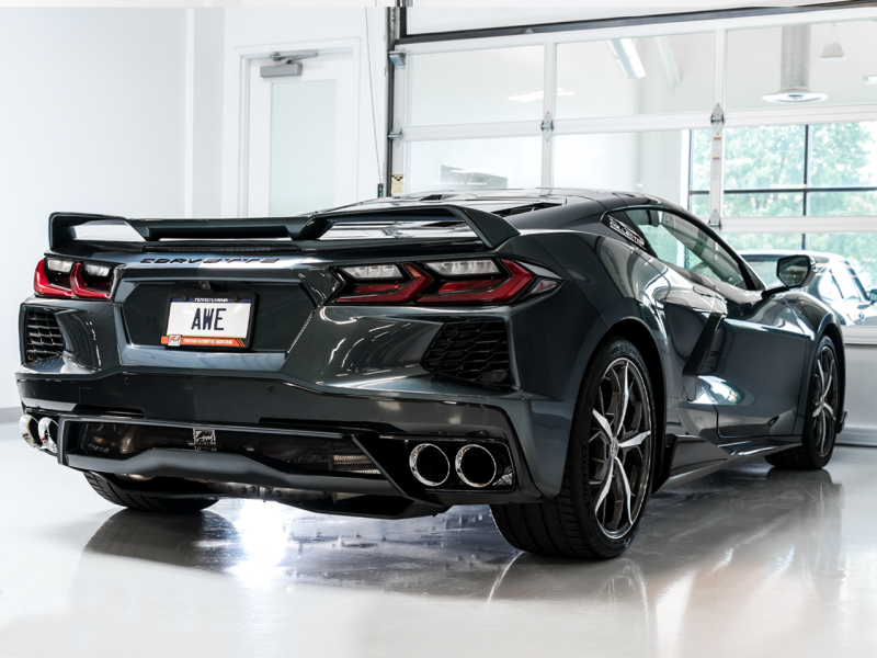 AWE Tuning 2020 Chevrolet Corvette (C8) Track Edition Exhaust - - 3020-42080-C-Dub Tech