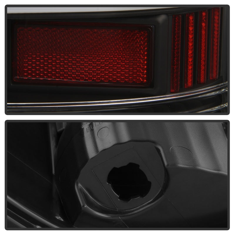 xTune 13-18 Dodge Ram 1500 LED Tail Lights - Black - 9041013