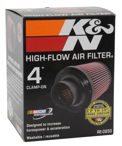 K&N Universal Air Filter (4in. Flange / 6in. Base OD - RE-0850