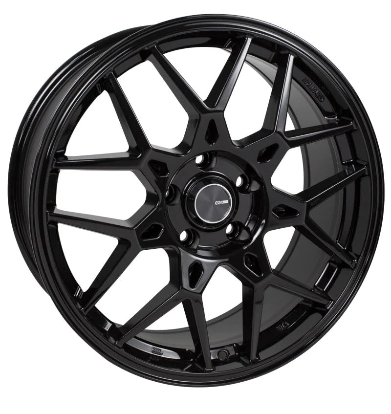 Enkei PDC 17x7.5 5x114.3 50mm Offset 72.6mm Bore Black Wheel - 502-775-6550BK