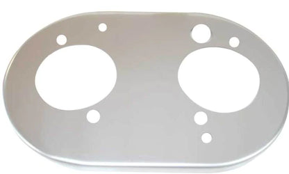 K&N Universal Custom Air Filter - Oval Shape 2in Neck - 56-9104