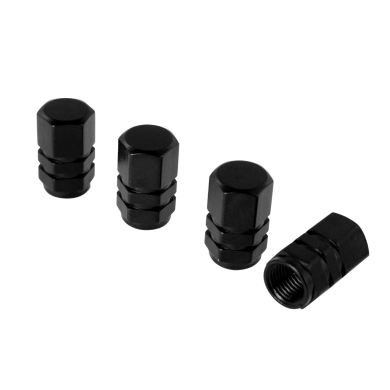 Xtune Tires Valve Stem Cap 4pcs Black ACC-VC01-BK - 9933370