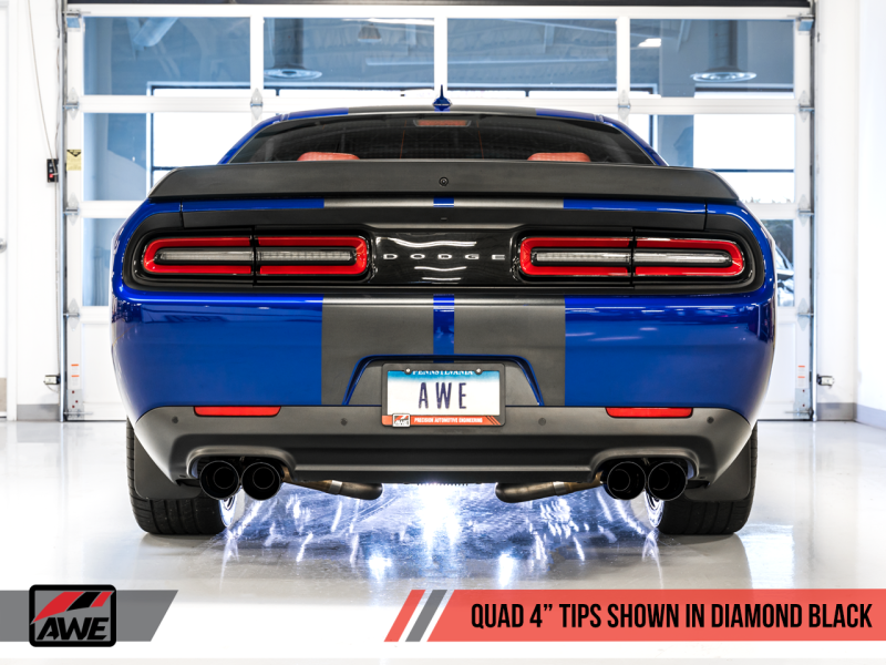 AWE Tuning 2017+ Dodge Challenger 5.7L Track Edition Exhaust - - 3015-43152-C-Dub Tech