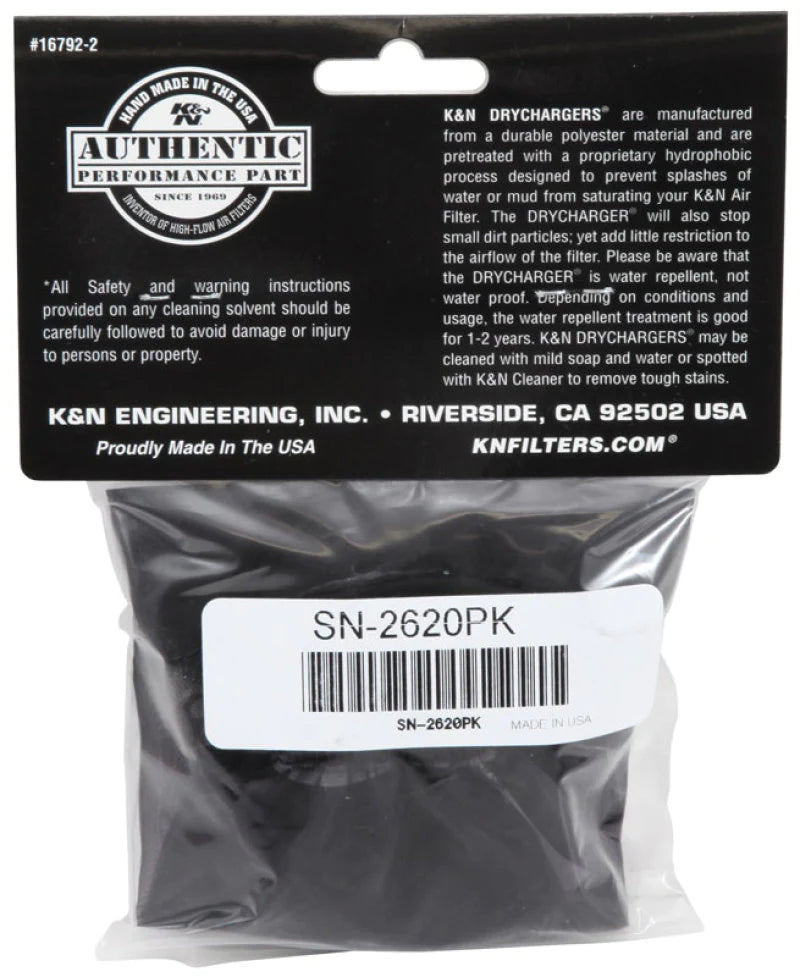 K&N PreCharger for SN-2620 Filter - SN-2620PK