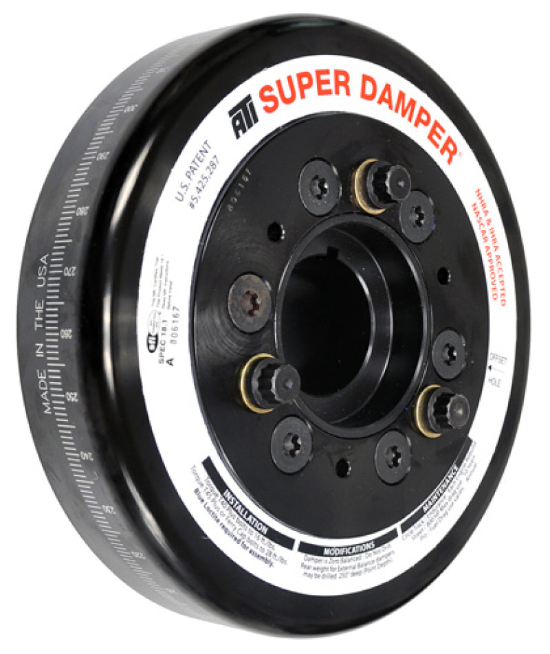 ATI Damper - 6.78in - Alum - 6 Grv - - ATI918855-C-Dub Tech