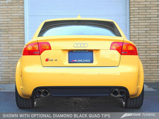 AWE Tuning Audi B7 RS4 Track Edition Exhaust - Diamond - 3020-43018-C-Dub Tech