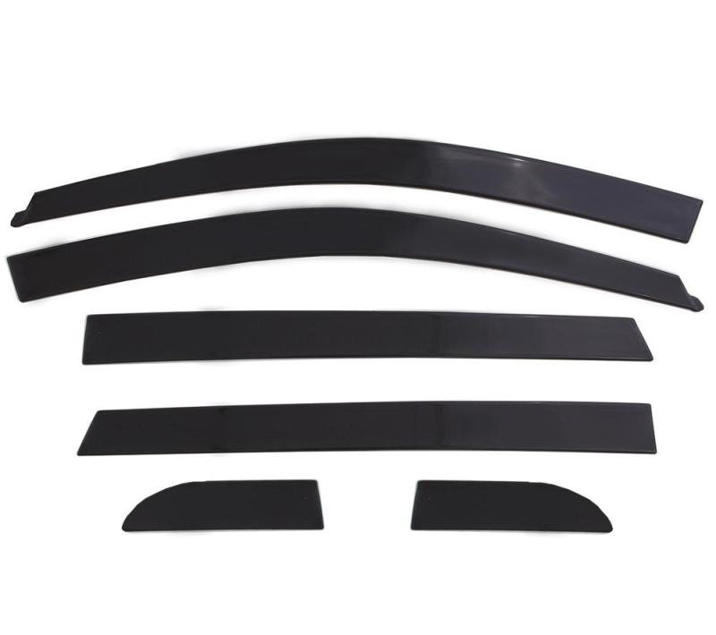 AVS 07-08 Honda Fit Ventvisor Low Profile Deflectors 6pc - - 896007-C-Dub Tech