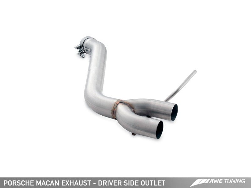 AWE Tuning Porsche Macan Track Edition Exhaust System - Chrome - 3020-42040