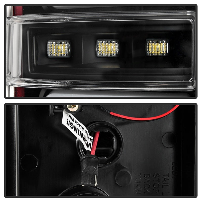 Spyder 16-17 Toyota Tacoma LED Tail Lights - Black (ALT-YD-TT16-LED-BK) - 5085733