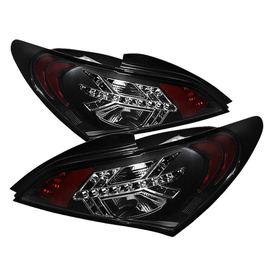 Spyder Hyundai Genesis 10-12 2Dr LED Tail Lights Black ALT-YD-HYGEN09-LED-BK - 5034304