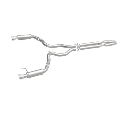 MagnaFlow Cat Back, SS, 3in, Competition, Dual Split Polished 4.5in - 19101